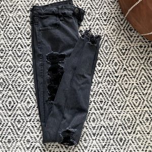 Distressed Stretch Jeans